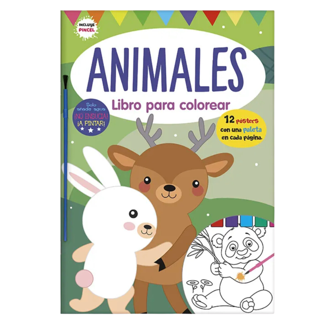 Libro para Pintar con Acuarelas