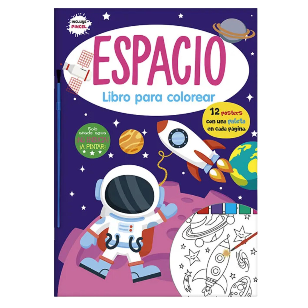 Libro para Pintar con Acuarelas